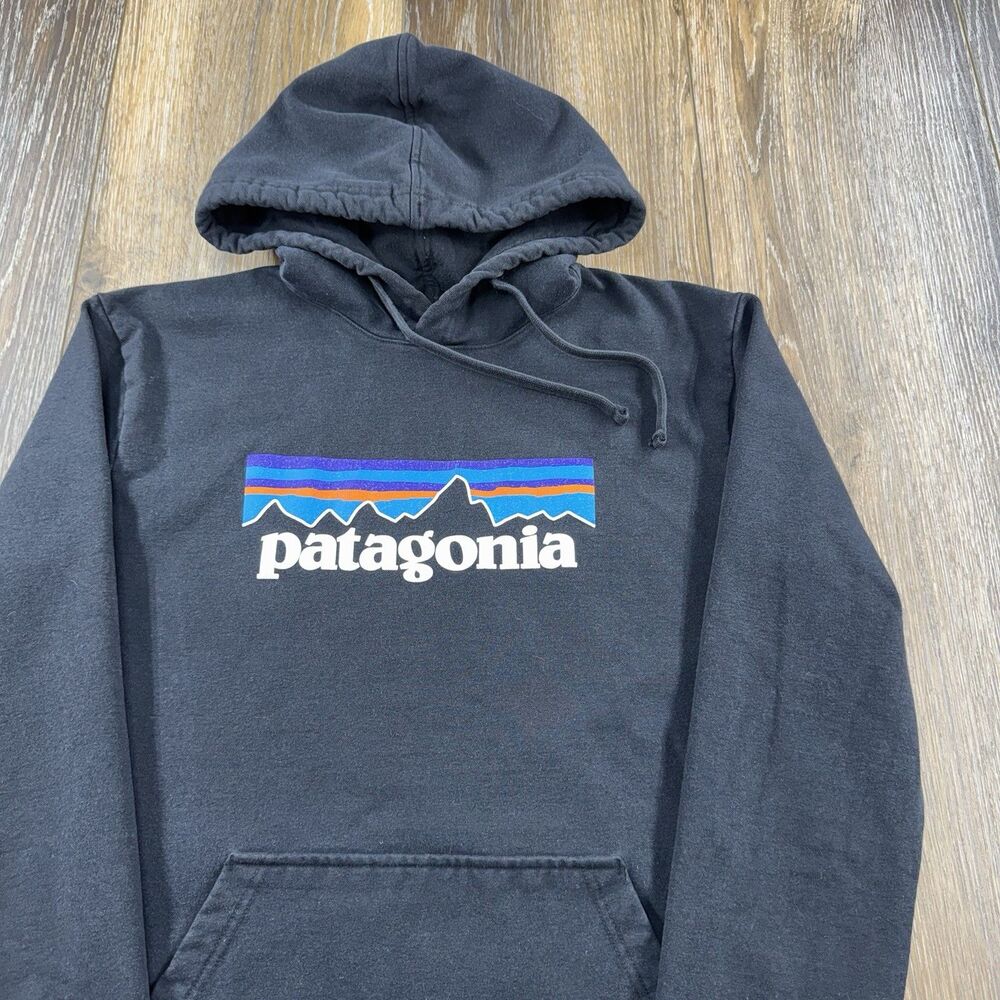 Patagonia Uprisal Hoodie Mens M Black Sweatshirt Hoody Hiking Gorpcore Sweater